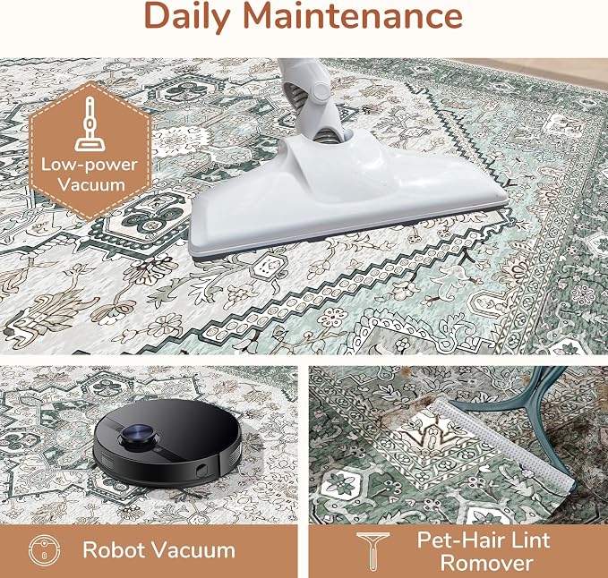 OPPODREAM Soft Area Rugs 5x7, 5x7 Washable Rug - Image 5