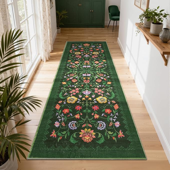 GarveeHome Floral Rug 2.5x10 Runners - Image 3