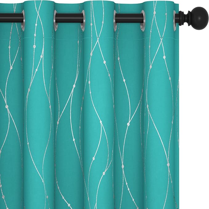 Deconovo Blackout Curtains for Sliding Door, Thermal Insulated Soundproof Drapes by Deconovo