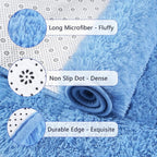 Chicrug Soft Runner Rug for Bedroom Living Room Plush Fluffy Rug 2x4 Feet - Image 6