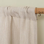 MYSKY HOME Oatmeal French Door Curtains - Image 3