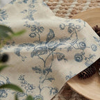 jinchan Amlie Floral Linen Valance Curtain Farmhouse Kitchen Valance - Image 7