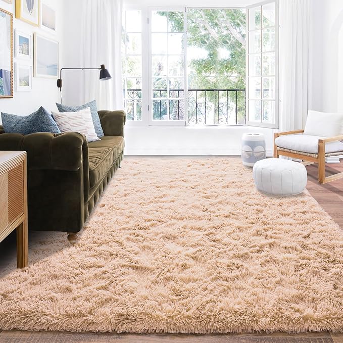 Rugs for Living Room 10x14, Soft Shaggy Modern Shag Area Rug for Bedroom - Image 8