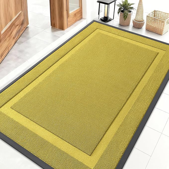 OLANLY Front Door Mat Indoor Outdoor Entrance, Waterproof All-Season, by OLANLY
