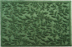 Green Leaves Outdoor Indoor Entrance Doormats, Absorbent Durable Heavy Duty - Image 9
