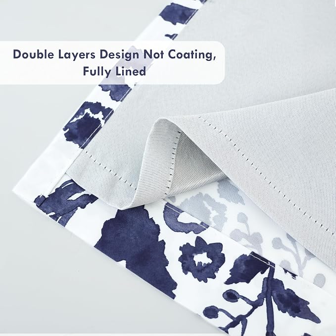 DriftAway Julia Lined Valance Double Layer Thermal Insulated Room Darkening - Image 4