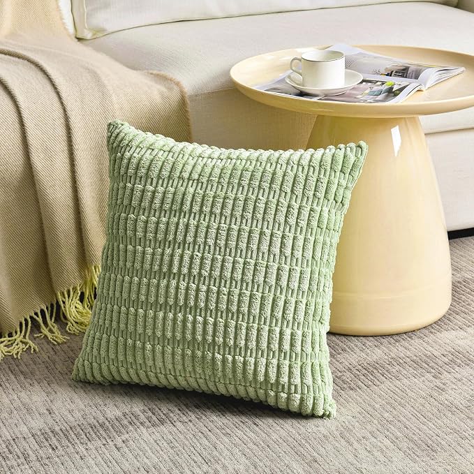 Fancy Homi Set of 4 Spring Boho Decorative Throw Pillow Covers 16x16 Inch - Image 2