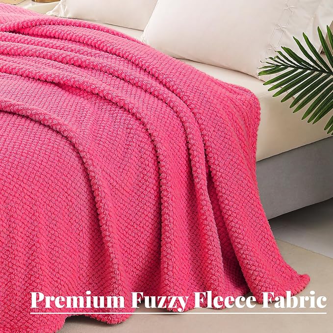 Whale Flotilla King Size Fuzzy Fleece Blanket - Image 5
