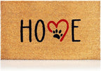 Dog Footprints - 17"x29" - Coir Door Mat - Welcome Mats by AmaruDoorMats