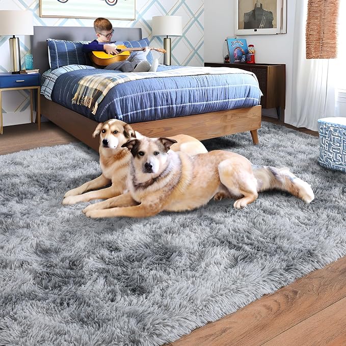 9x12 Area Rug for Living Room, Ultra Soft Large Shag Rug for Bedroom, Upgrade - Image 3