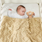 Sherpa Fleece Baby Blanket, Ultra Soft Fluffy Premium Baby Blankets - Image 3