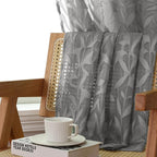 Lecloud Leia Charcoal Grey Sheer Curtains 78 Inches Long 2 Panels, Privacy Airy - Image 2
