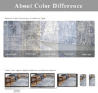 Washable 2x3 Entryway Area Rug: Modern Abstract Neutral Kitchen Rug Vintage - Image 5