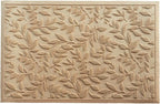 Beige Leaves Outdoor Indoor Entrance Doormats, Absorbent Durable Heavy Duty - Image 9