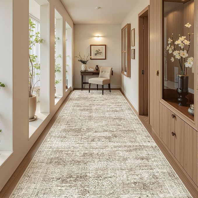 4x10 Wide Hallway Runner Rug: Washable Soft Rug Runners - Image 2