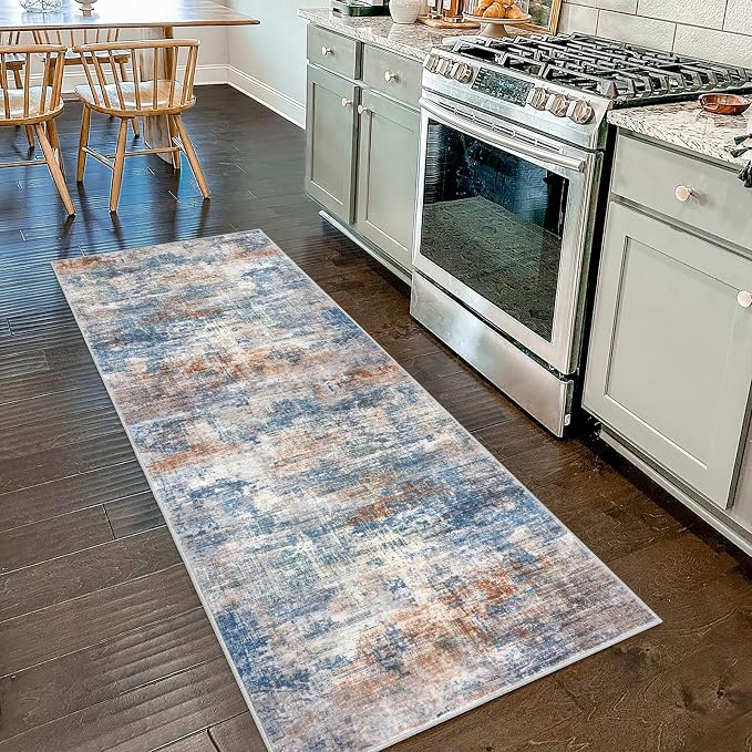 IOHOUZE Abstract Runner Rug 2x7 Ft Washable Runners by iOhouze