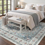 Madane 6x9 Area Rugs for Living Room, Stain Resistant Washable Rugs, Non-Slip - Image 3