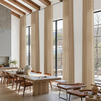 Sand Beige Linen Curtains for Living Room 126 Inches Long Simple Modern Light - Image 7