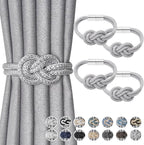 NICEEC 4 Pack Mini Magnetic Curtain Tiebacks Nordic Simple Style Drape Tie by NICEEC