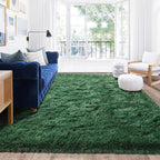 Rugs for Bedroom 4x6, Soft Shaggy Modern Shag Area Rug for Living Room by Quntue