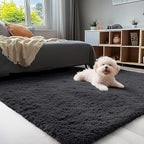 OLANLY 4x12 Area Rugs for Living Room Bedroom, Machine Washable Soft Fluffy - Image 3