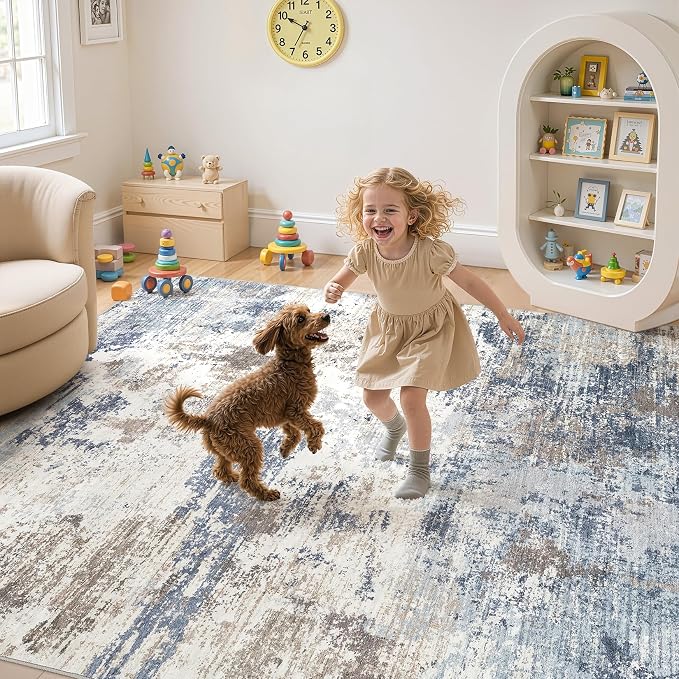 UERMEI 8x10 Area Rug Living Room Rugs Thickened - Image 3