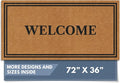 Barnyard Designs Natural Coco Coir Heavy Duty Backing Doormat by BarnyardDesigns