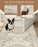 Madane Hallway Runner Rug 2'6''x10' Kitchen Runner, Non Slip Vintage Runners - Image 6