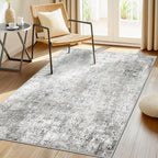Washable Area Rugs 4'x6' Non-Slip Modern Abstract Soft - Image 3