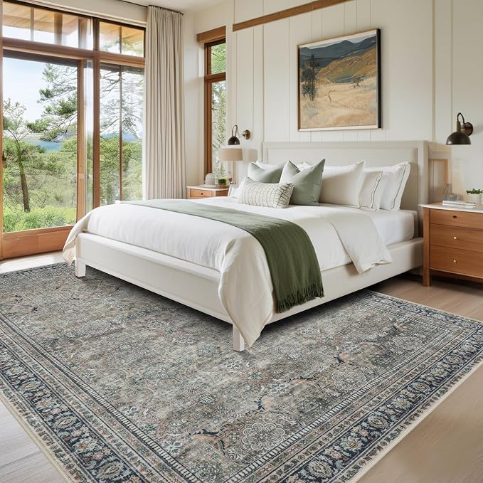 Washable Rugs 8x10 Area Rugs for Living Room, Rugs for Bedroom, Large Carpets - Image 7