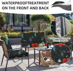 8Pcs Outdoor Cushion Covers, Patio Cushion Covers, Stretch Elastic Slipcovers - Image 4
