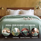 Bedsure 100% Cotton Muslin Blanket King Size - Image 4