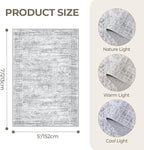 5x7 Area Rugs, Ultra-Thin Washable Rugs - Image 2