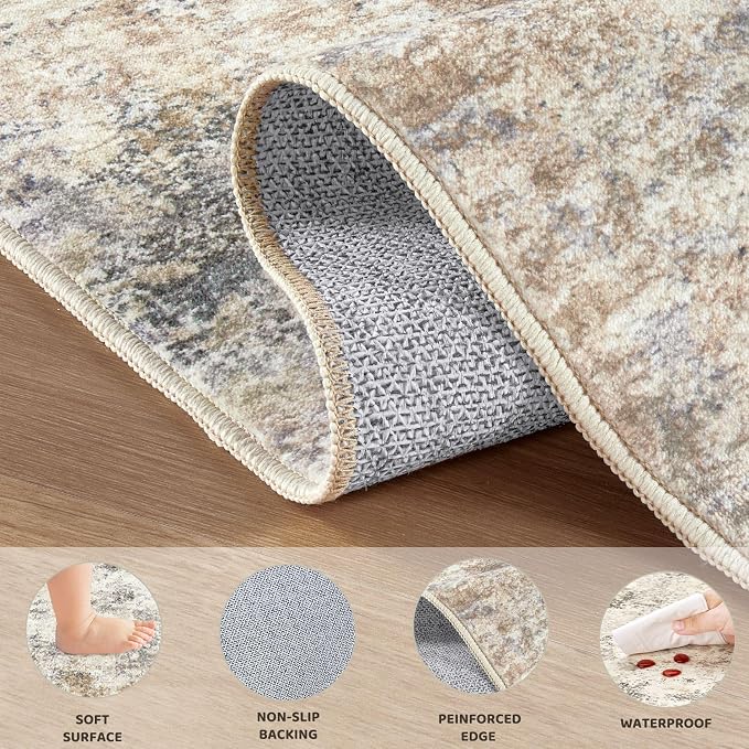 UERMEI 6ft Round Area Rug Living Room Rugs - Image 7