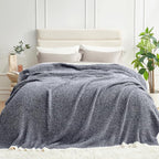 Snuggle Sac Oversized Navy Blanket, Twin XL Size - Image 8