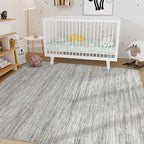 Nakagishi 5X7 Area Rugs Living Room: Washable Large Vintage Rug Neutral - Image 8
