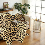 AROGAN 5.2 x 6.2 Ft Faux Leopard Rug, Premium Animal Skin Cheetah Hide Rug - Image 4