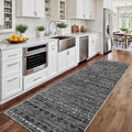 2x8 Washable Kitchen Runner Rug: Modern Moroccan Runners by Ksrau