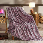 BEDELITE Pink Leopard Blanket Twin– Soft & Cozy Cheetah Blanket - Image 2