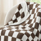 Bedsure GentleSoft Checkered Throw Blanket by BEDSURE