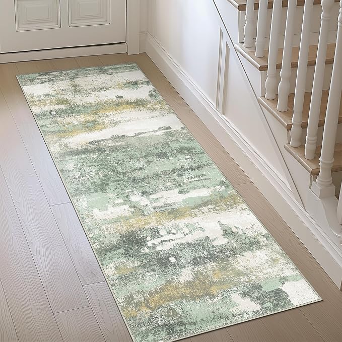Runner Rug for Hallway Kitchen, 3x7 Machine Washable Runners Rug for Entryway - Image 2