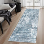 Runner Rug 2'x6' Abstract Washable Non-Slip Runner Rugs - Image 3