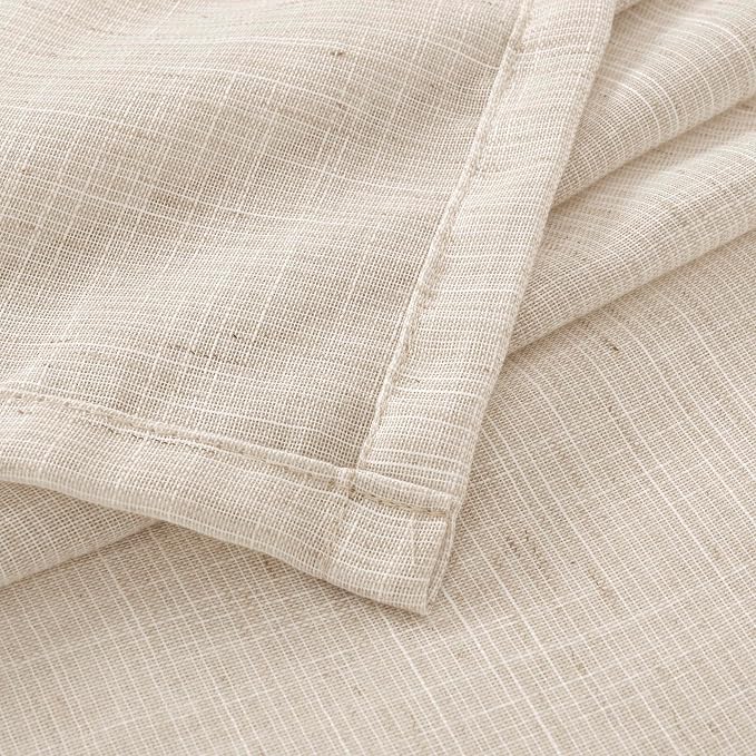 BGment Linen Curtains 84 Inch Length - Image 9