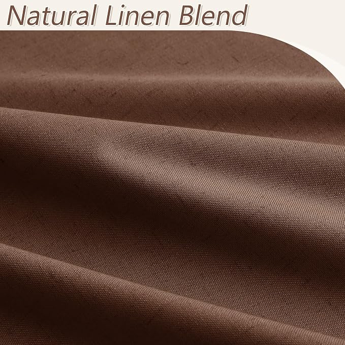 Guken 100% Blackout Curtains 72 Inch Length 2 Panels Set - Image 3