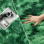 Shag Area Rug, 4 X 6 Tie-Dyed Plush Fuzzy Rugs - Image 3