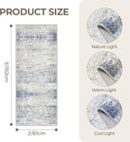 2x5 Rug Runner Washable for Entryway, Soft Bathroom Rugs - Image 2