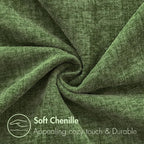 MIULEE Pack of 2 Couch Throw Pillow Covers 20x20Inch Soft Moss Green Spring - Image 2