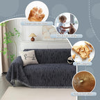 MYSKY HOME Couch Covers for 3 Cushion Couch Sofa, Sectional Couch Cover L Shape - Image 3
