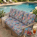 hyha Printed Couch Cushion Covers, Floral Sofa Covers Washable - Image 7