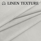 RYB HOME Nursery Soft Linen Sheer Curtains - Image 5